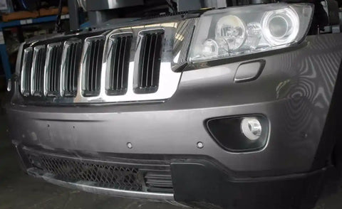 Jeep, Grand Cherokee Left Headlamp Wk Laredo/Limited/Overland Xenon Type Chrome Bezel 10/10 03/13