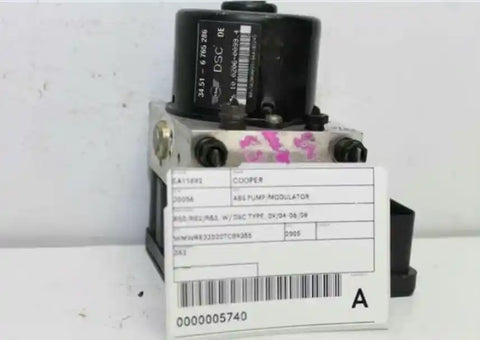 MINI, Cooper Abs Pump/Modulator R50/R52/R53 W/ Dsc Type 09/04 06/08