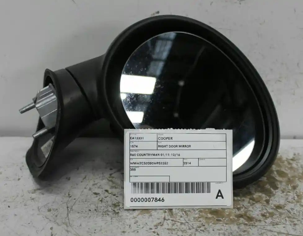 MINI, Cooper Right Door Mirror R60 Countryman 01/11 12/16