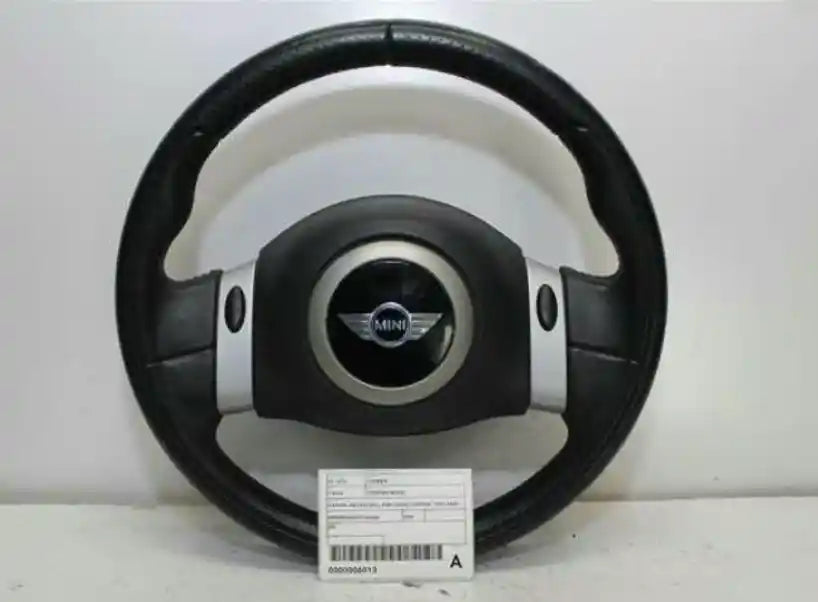 Used MINI, Cooper Steering Wheel Leather R50/R52/R53 Non Cruise Control Type 04/01 06/08 2005 – image 1 - All Good Parts