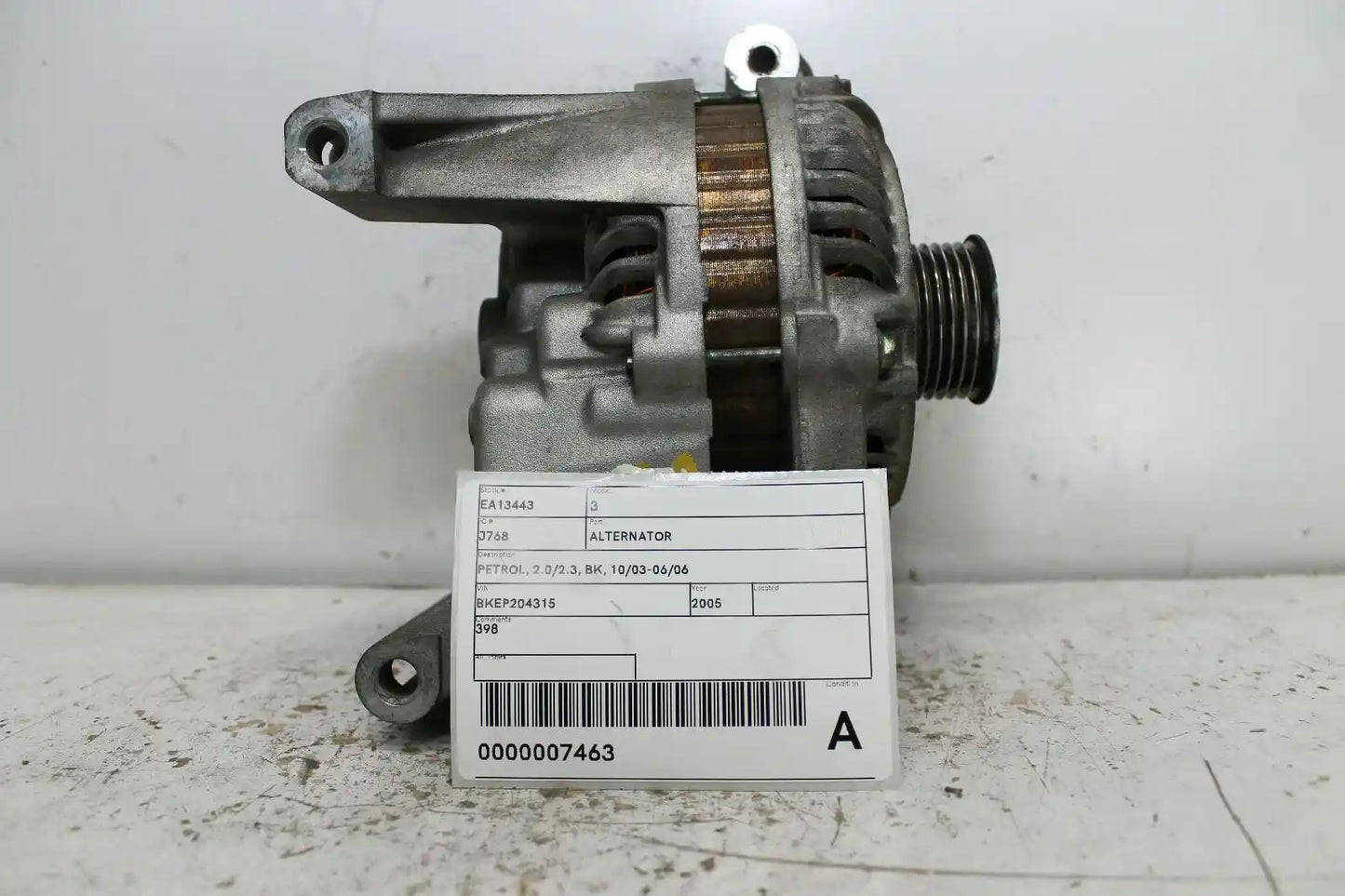 Mazda, 3 Alternator Petrol 2.0/2.3 Bk 10/03 06/06