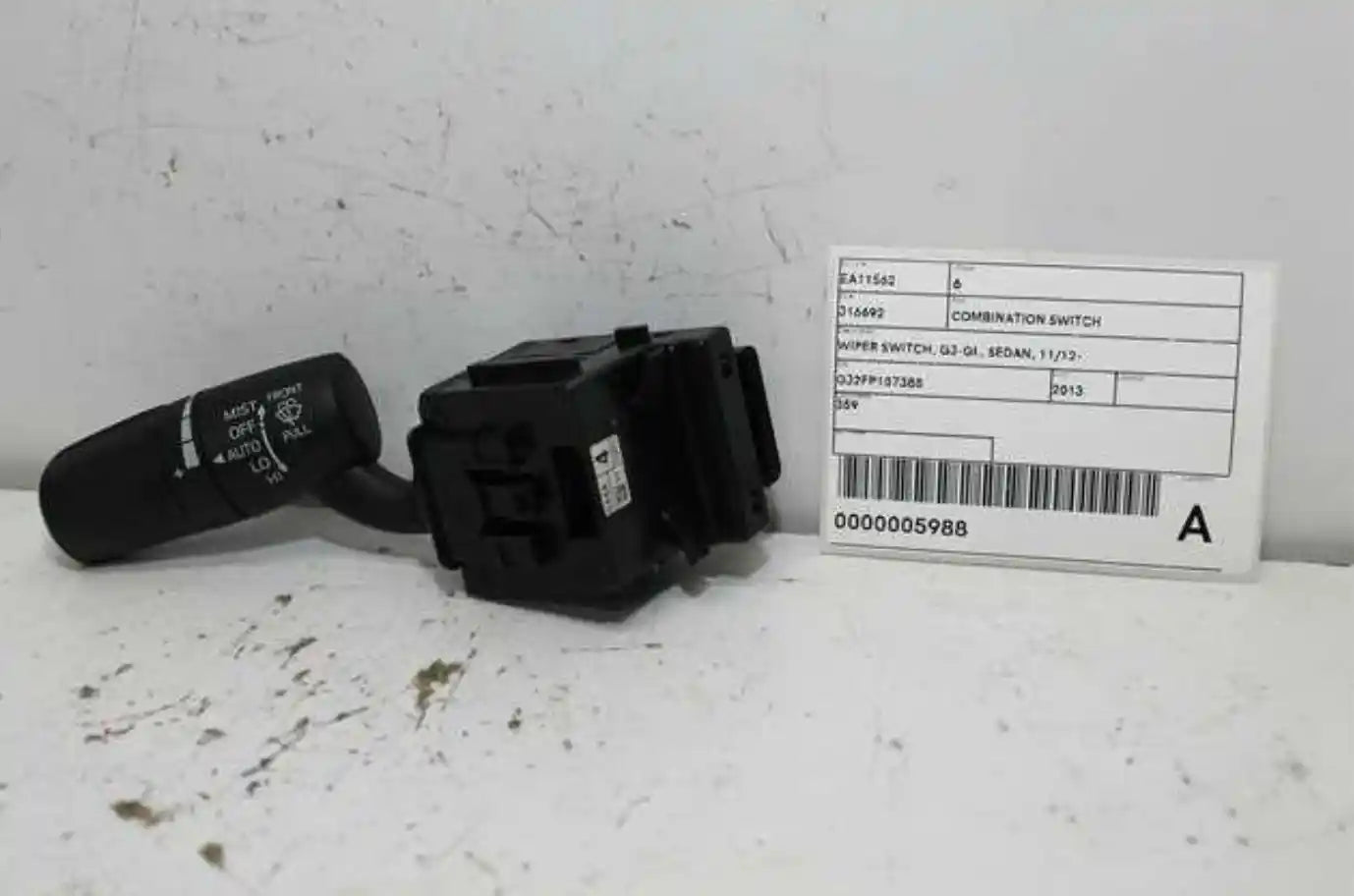 Mazda, 6 Combination Switch Wiper Switch Gj Gl Sedan 11/12