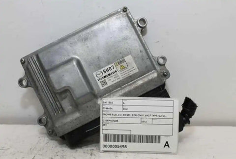 Mazda, 6 Ecu 2.2 Diesel Ecu Only Sh07 Type Gj Gl 11/12 02/18