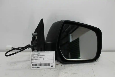 Mazda, Bt50 Right Door Mirror Un Power Black 09/08 09/11