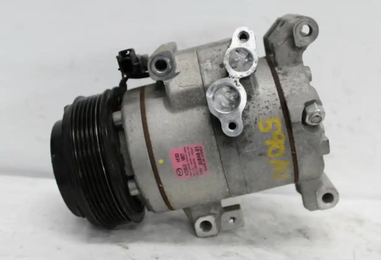 Used Mazda, CX5 A/C Compressor Ke, 2.2, Diesel, P/N Kf01, 01/12-12/16 J3424 2012 – main images - All Good Parts