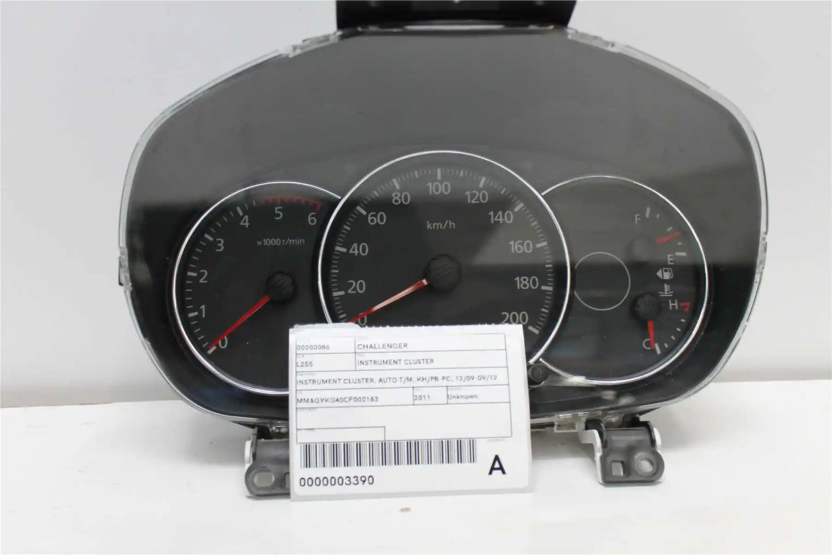 Used Mitsubishi, Challenger Instrument Cluster Instrument Cluster Auto T/M Kh/Pb Pc 12/09 09/12 2011 – image 1 - All Good Parts