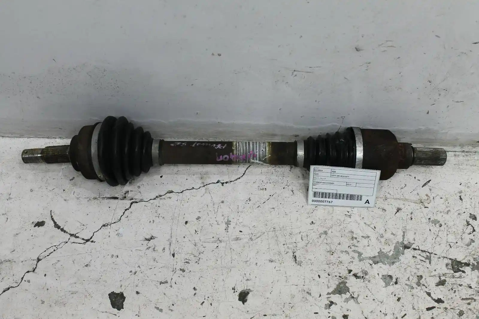 Used Peugeot, 508 Left Driveshaft 07/11 12/17 2012 – image 1 - All Good Parts
