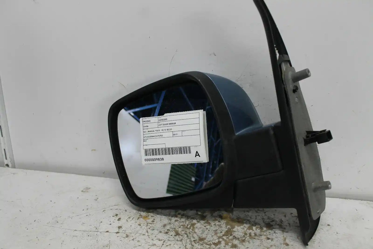 Used Renault, Kangoo Left Door Mirror X61 Manual Fold 10/10 02/22 2012 – main images - All Good Parts