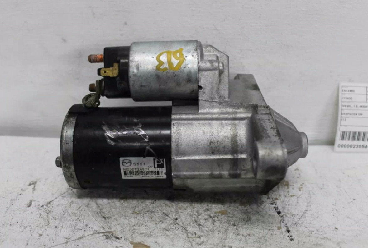 Used Mazda, CX3, Starter Motor Diesel, 1.5, M000T24971, Dk, 03/15-05/18 2017 – main images - All Good Parts