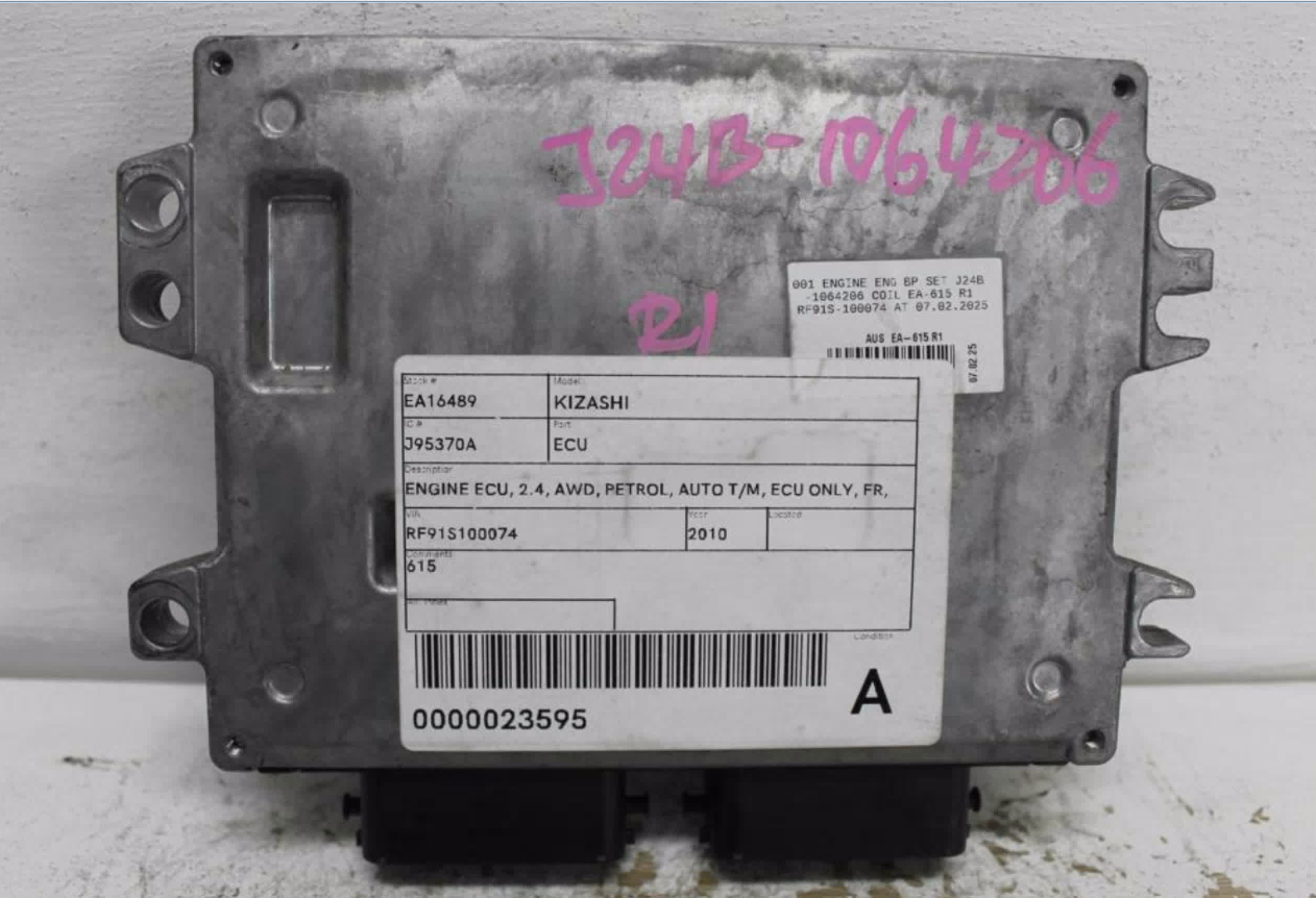 Suzuki, Kizashi, Ecu Ecu, 2.4, Awd, Petrol, Auto T/M, Ecu Only, Fr, 12/09-01/17