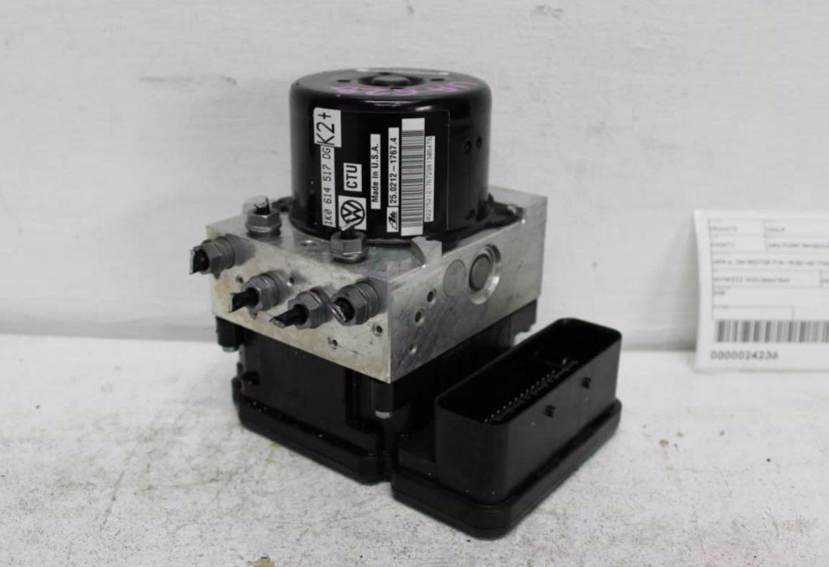 Used Volkswagen, Golf, Abs Pump/Modulator Gen 6, On Motor P/N 1K0614517Dg, 10/08-03/13 2012 – main images - All Good Parts