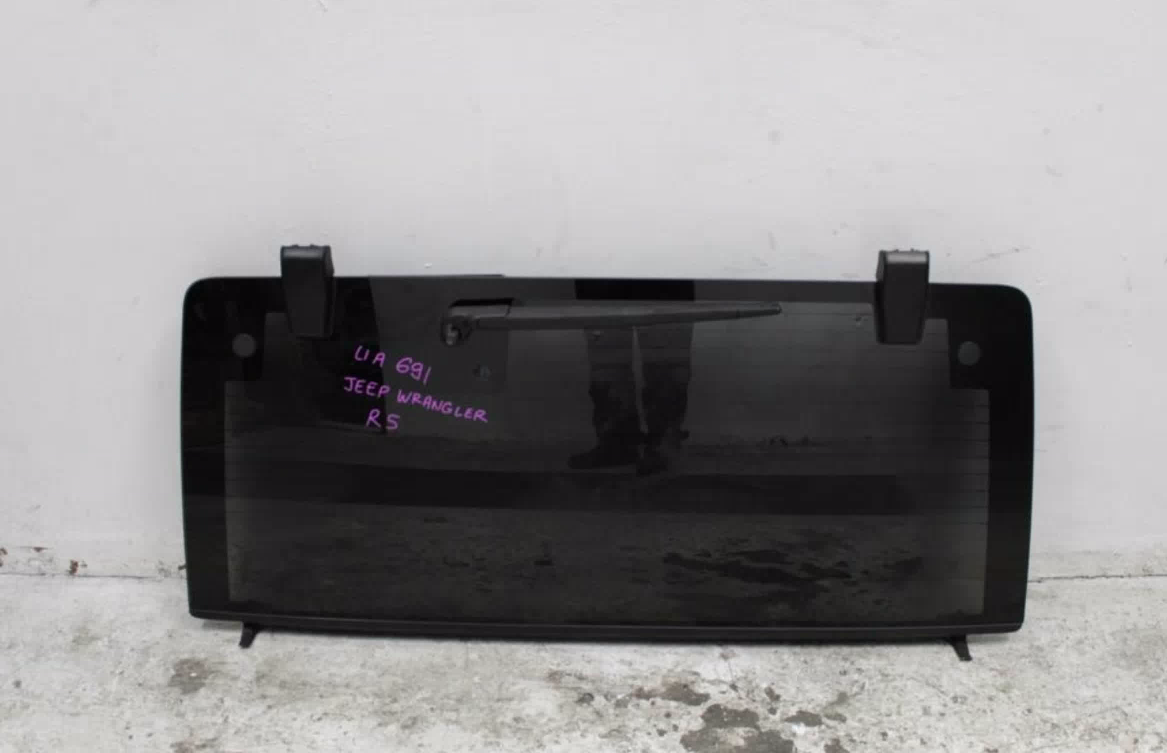 Used Jeep, Wrangler Rear/Tailgate Glass Tailgate Glass, Jk, Wide Type, 11/10-07/18 2016 – main images - All Good Parts
