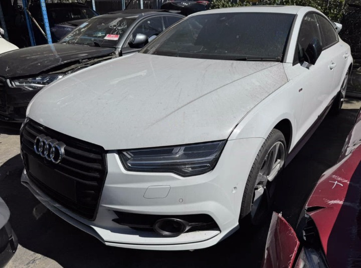 Audi, A7 Left Headlamp , C7/4G, A7/S7, Led, W/ Matrix Beam Type, 03/15-01/18