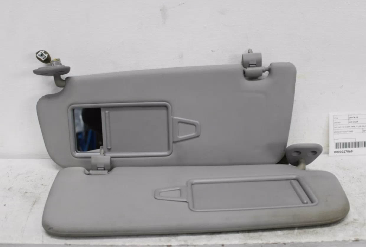Hyundai, Santa Fe Sun Visor Cm, Pair, W/ Light Type, 11/05-06/12