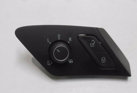 Volkswagen, Golf Misc Switch/Relay Mirror Switch, Power Folding, Gen 7, 11/12-08/20