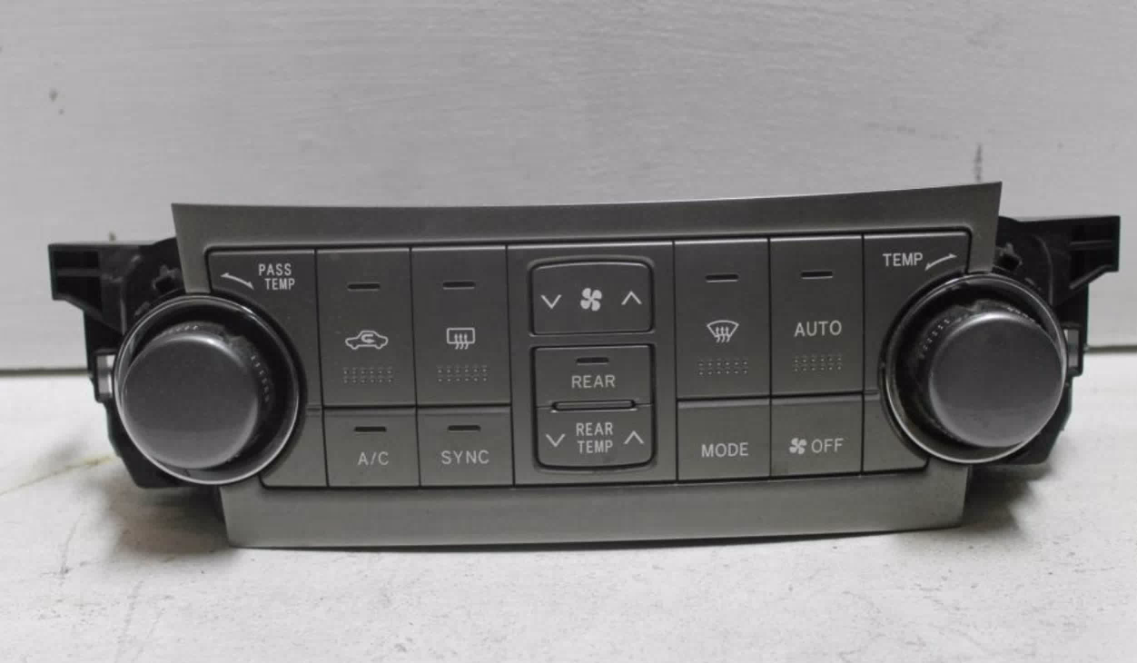 Toyota, Kluger Heater/Ac Controls Gsu40-Gsu45, Climate Control (Front), 05/07-02/14