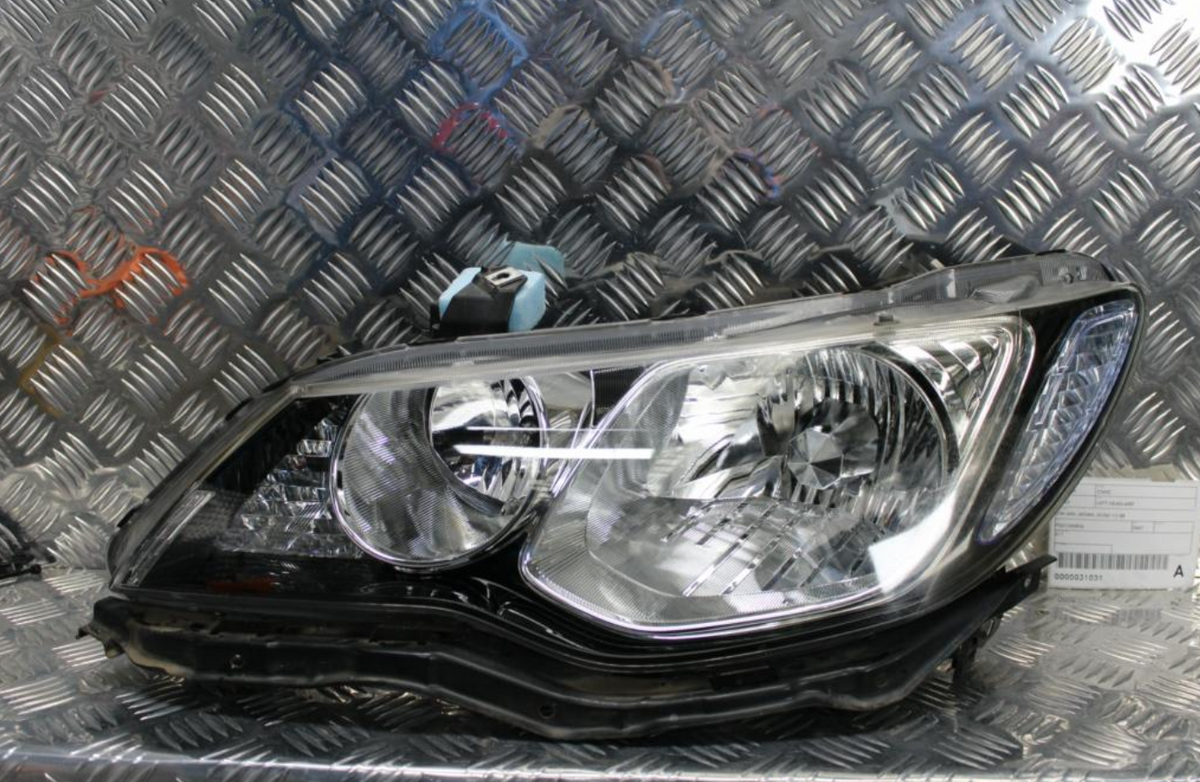 Honda, Civic Left Headlamp 8Th Gen, Sedan, 02/06-12/08