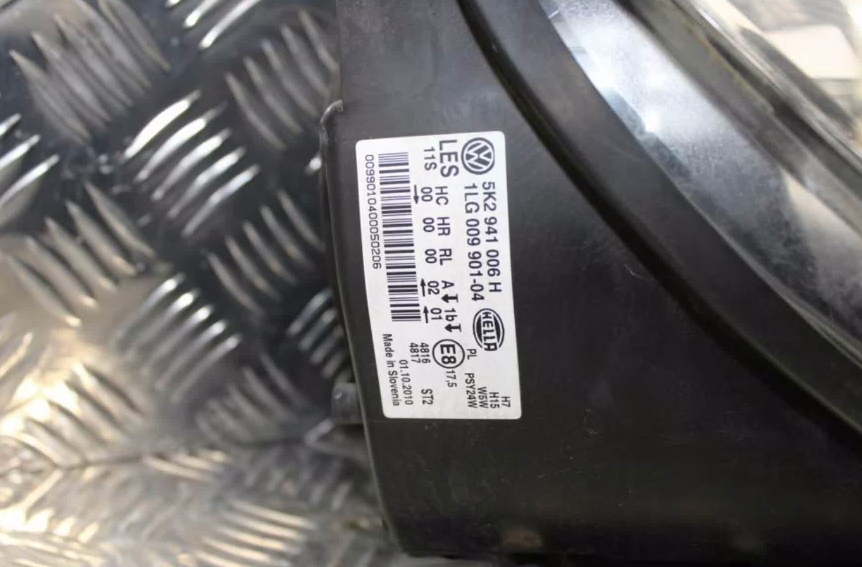 Volkswagen, Golf Right Headlamp Gen 6, Comfortline/Trendline/Tsi, Halogen Type, 10/08-03/13