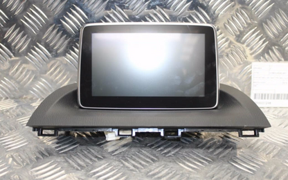 Mazda, 3 Stereo/Head Unit Display Unit, Sat Nav Type, Bm, 11/13-05/16