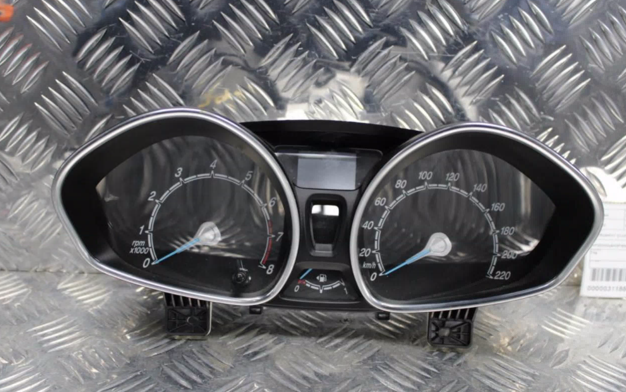 Ford, Fiesta Instrument Cluster Instrument Cluster, Silver Trim, Wz, Sport/St, 05/13-12/19