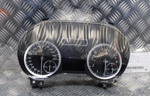 Mercedes, B Class Instrument Cluster Petrol, Auto T/M, W246, 12/11-01/15