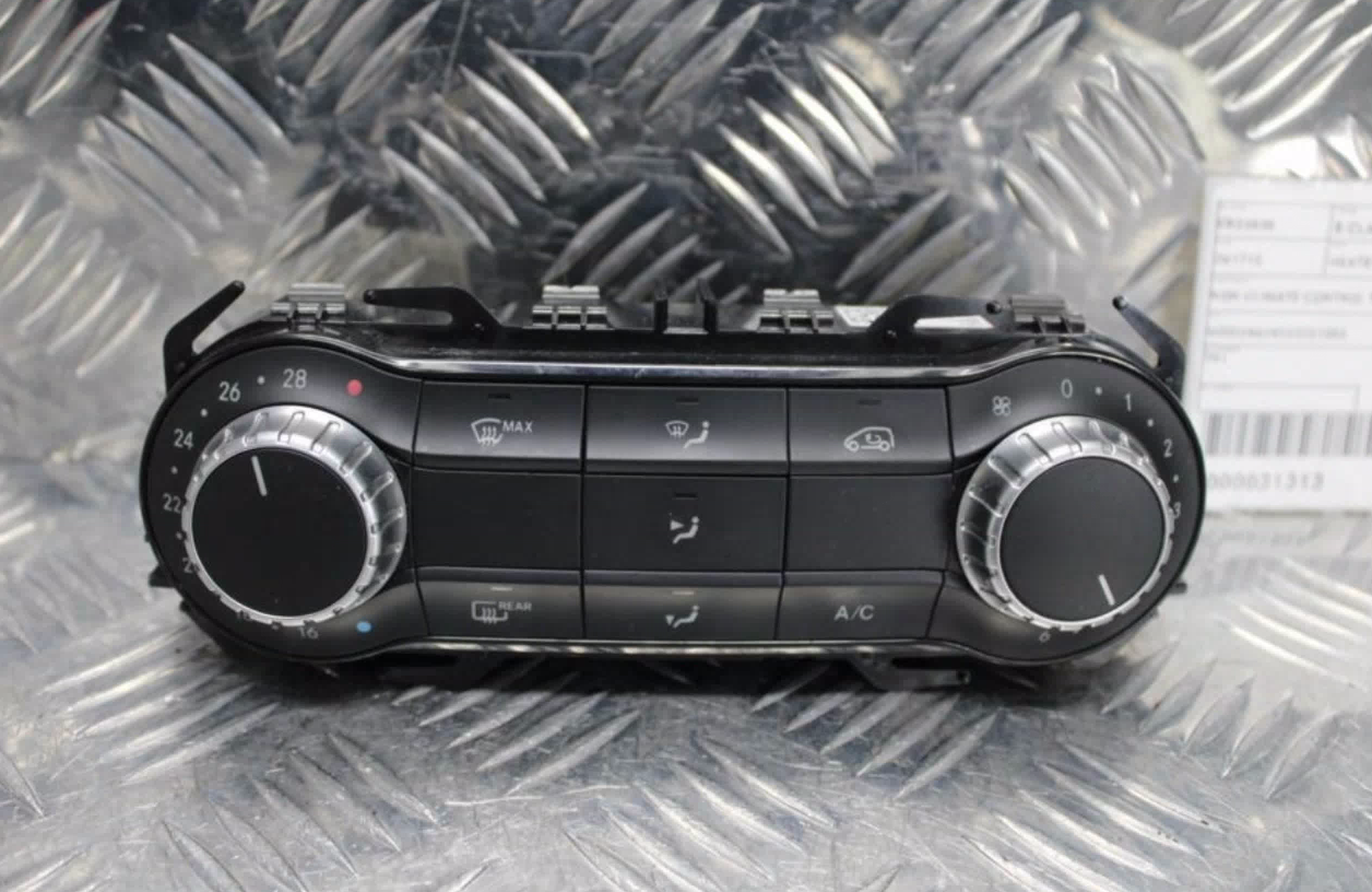 Mercedes, B Class Heater/Ac Controls Non Climate Control Type, W246, 12/11-02/19