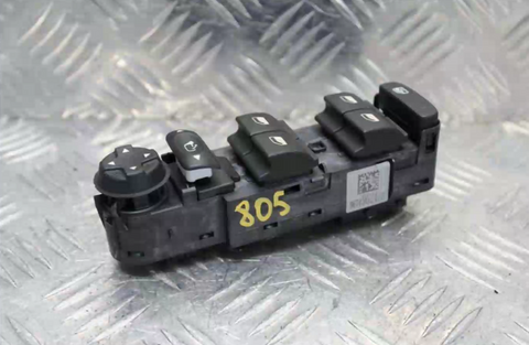 Peugeot, 2008 Power Window Switch Rh Front (Master Switch), A94, 10/13-12/18
