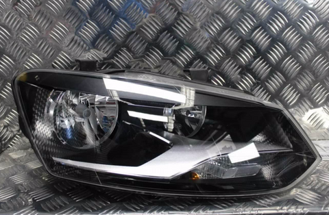 Volkswagen, Polo Right Headlamp 6R, Comfortline/Gti, Halogen Type, 05/10-05/14