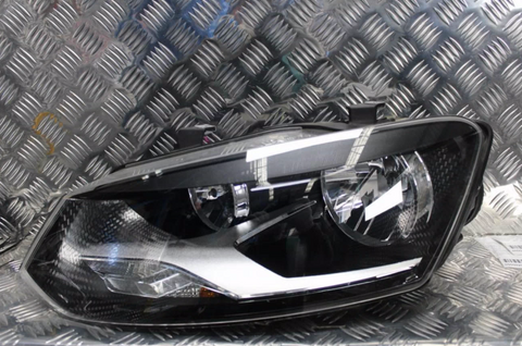Volkswagen, Polo Left Headlamp 6R, Comfortline/Gti, Halogen Type, 05/10-05/14