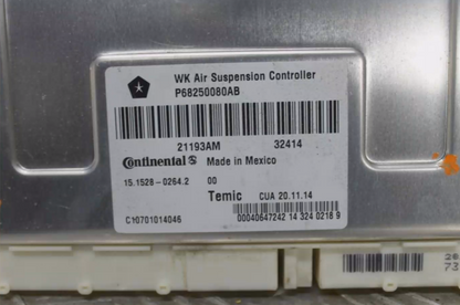 Jeep, Grandcherokee Ecu Air Suspension Control Module, Wk, 10/10-02/22