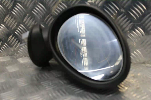 Mini, Cooper Right Door Mirror R55/R56/R57, Power Folding, Carbon Cover, 03/07-05/15