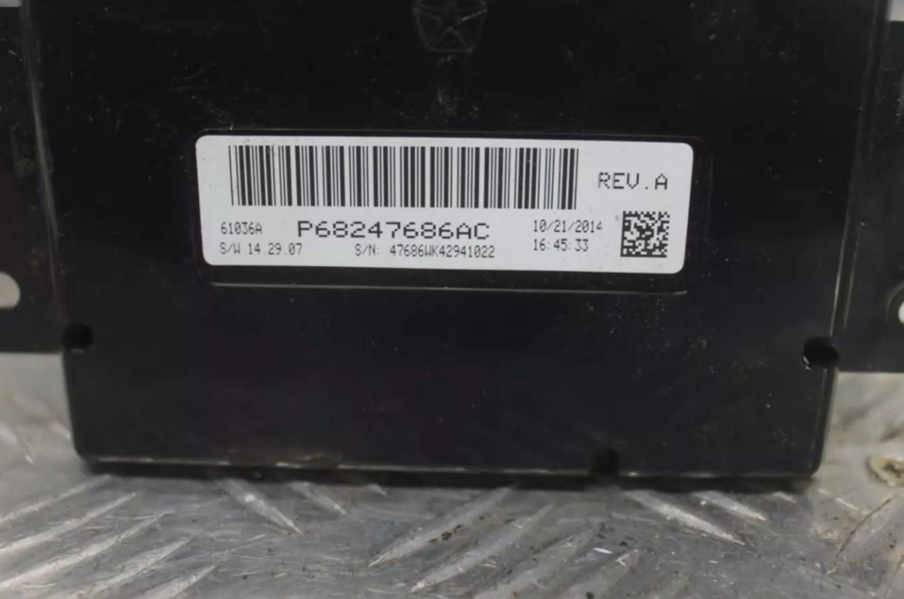Jeep, Grandcherokee Misc Switch/Relay A/C Amplifier, P/N P68247686Ac, Wk, 10/10-02/22