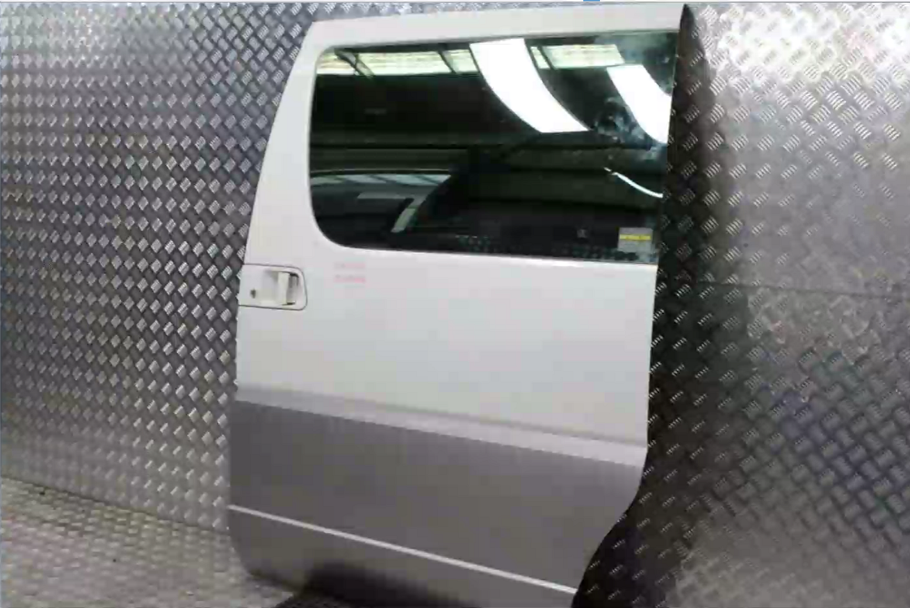 Nissan, Elgrand Left Rear Door E50, Highway Star Type (W/ Mould), 05/97-07/00