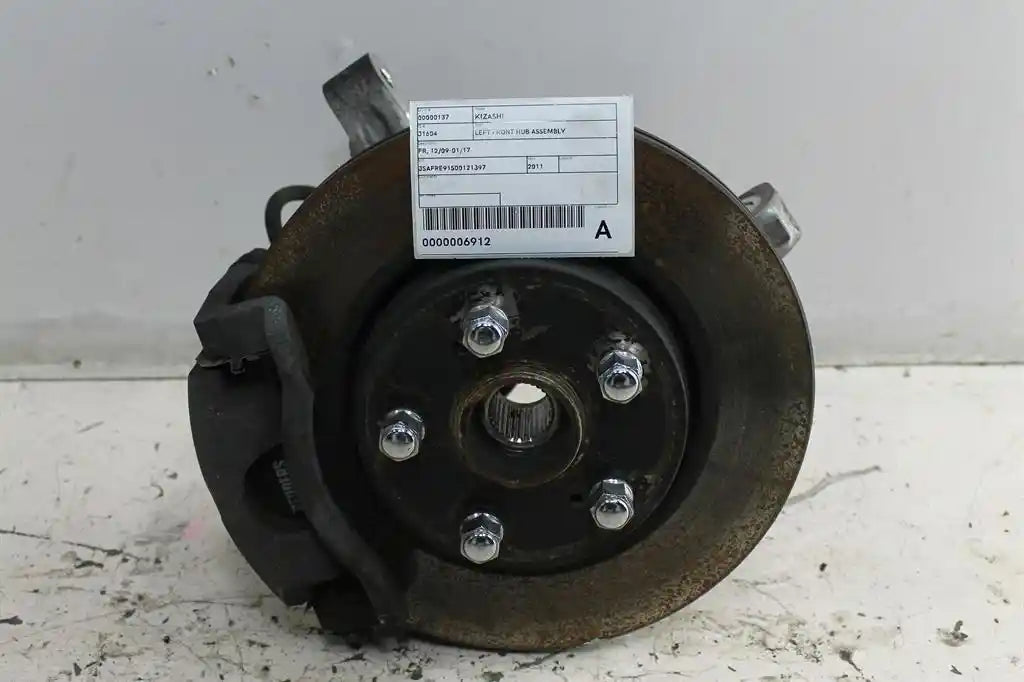 Suzuki, Kizashi Left Front Hub Assembly Fr 12/09 01/17