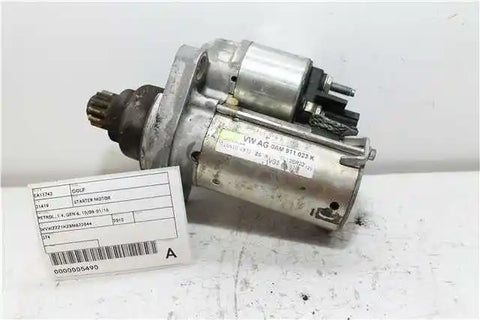 Volkswagen, Golf Starter Motor Petrol 1.4 Gen 6 10/08 01/16