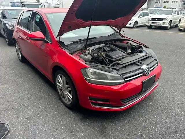 Used Volkswagen, Golf Front Bumper Gen 7 R Non Park Sensor Type W/ H/Lamp Washer Type 12/12 03/17 2014 – image 2 - All Good Parts