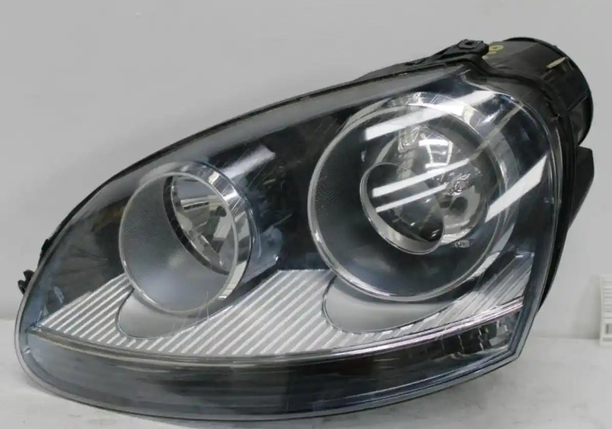 Used Volkswagen, Golf Left Headlamp Gen 5, Xenon, Black Insert Type, 06/04-02/09 J0151 2008 – main images - All Good Parts