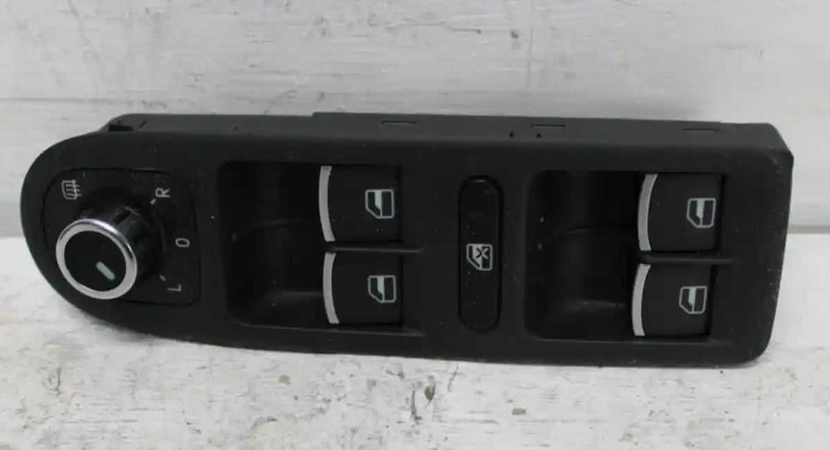 Used Volkswagen, Golf Power Window Switch Rh Front (Master Switch), 5Dr Hatch, W/ Chrome On Switches Type, Gen 6, 10/08-03/13 J9806 2012 – main images - All Good Parts