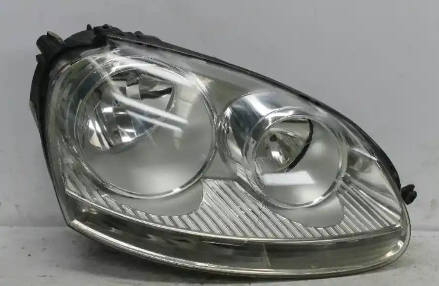 Volkswagen, Golf Right Headlamp Gen 5 Halogen Chrome Insert Type 07/04 02/09