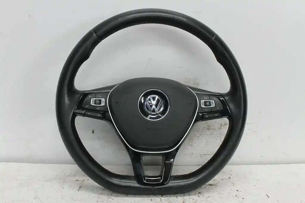Used Volkswagen, Golf Steering Wheel Leather Standard Non Adaptive Cruise Control Type Gen 7 12/12 01/17 2013 – image 1 - All Good Parts