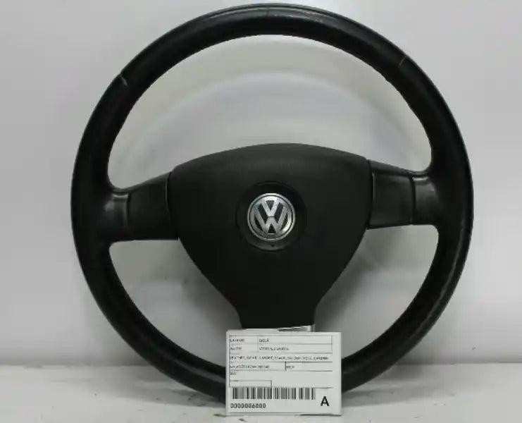 Used Volkswagen, Golf Steering Wheel Vinyl Gen 5 3 Spoke Grey 07/04 02/09 2009 – image 1 - All Good Parts