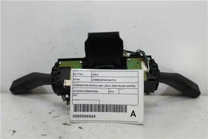 Volkswagen, Golf Combination Switch Combination Switch Assy Gen 6 Non Cruise Control Type 05/10 01/16