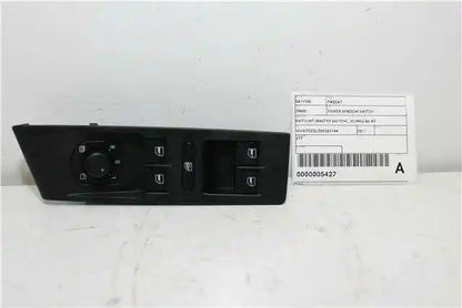 Used Volkswagen, Passat Power Window Switch Rh Front (Master Switch) 3C/Mk6 B6 B7 Sedan/Wagon W/O Chrome On Switches Type 03/06 05/15 2011 – image 1 - All Good Parts