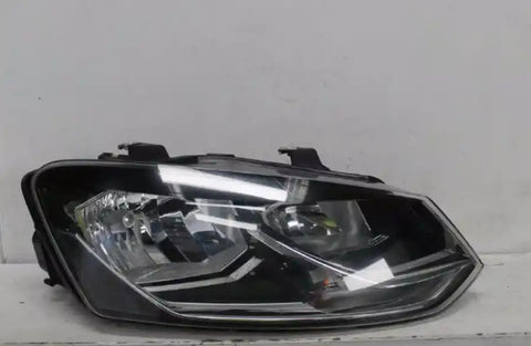Volkswagen, Polo Right Headlamp 6R Halogen Rectangular Reflector Type 05/14 09/17