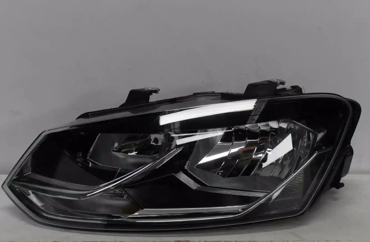 Used Volkswagen, Polo Left Headlamp 6R Halogen Rectangular Reflector Type 05/14 09/17 2016 – main images - All Good Parts