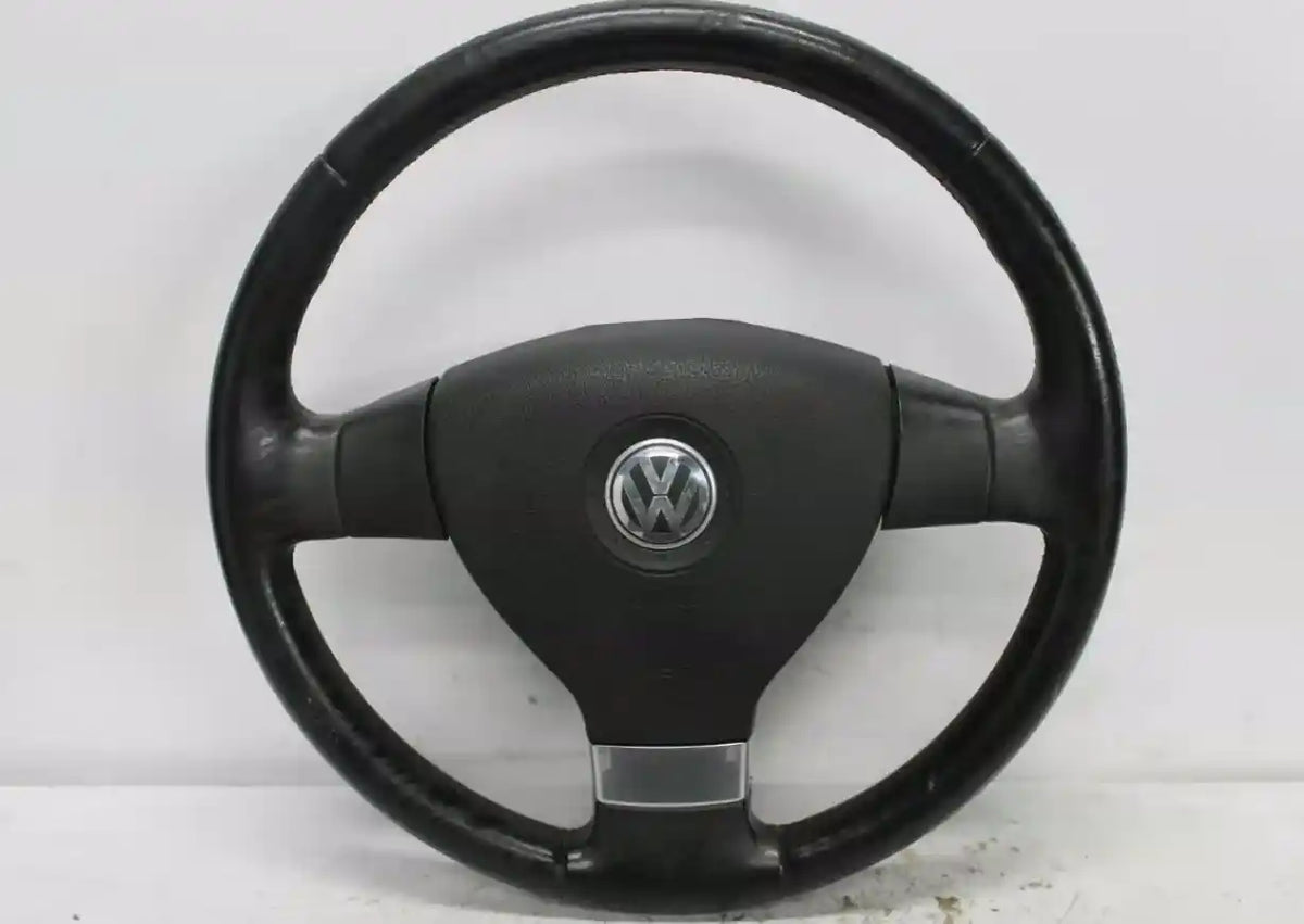 Used Volkswagen, Tiguan Steering Wheel Leather 5N Black 05/08 08/16 2008 – main images - All Good Parts
