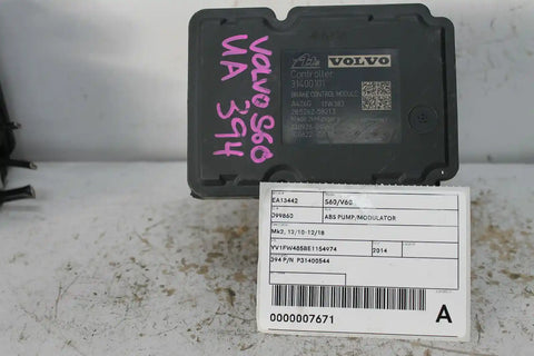 Volvo, S60/V60 Abs Pump/Modulator Mk2 12/10 12/18