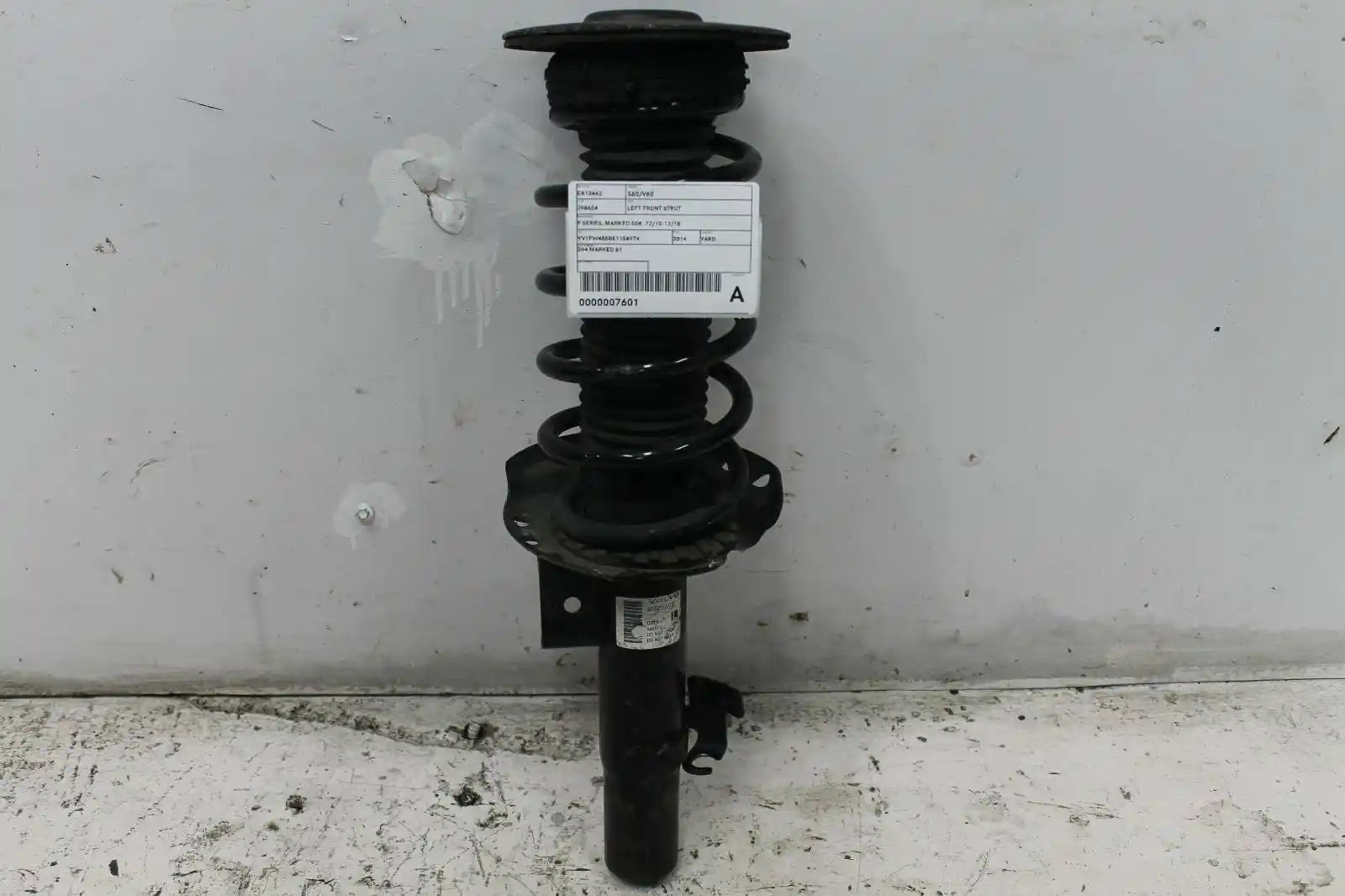 Used Volvo, S60/V60 Left Front Strut F Series Marked 50# 12/10 12/18 2014 – image 1 - All Good Parts