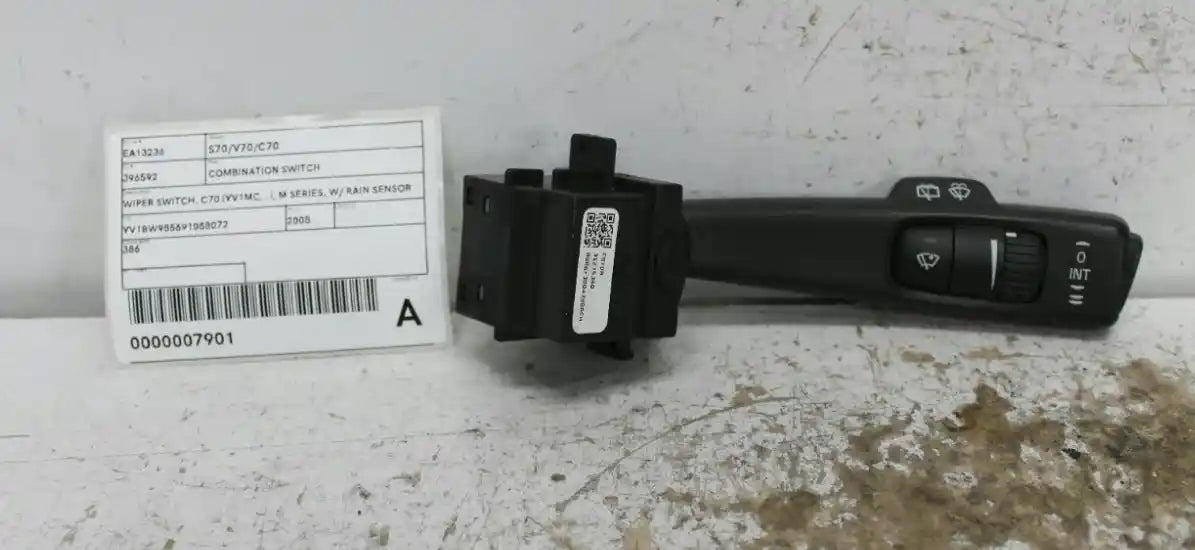 Volvo, S70/V70/C70 Combination Switch Wiper Switch C70 (Yv1Mc...) M Series W/ Rain Sensor Type 08/06 12/13