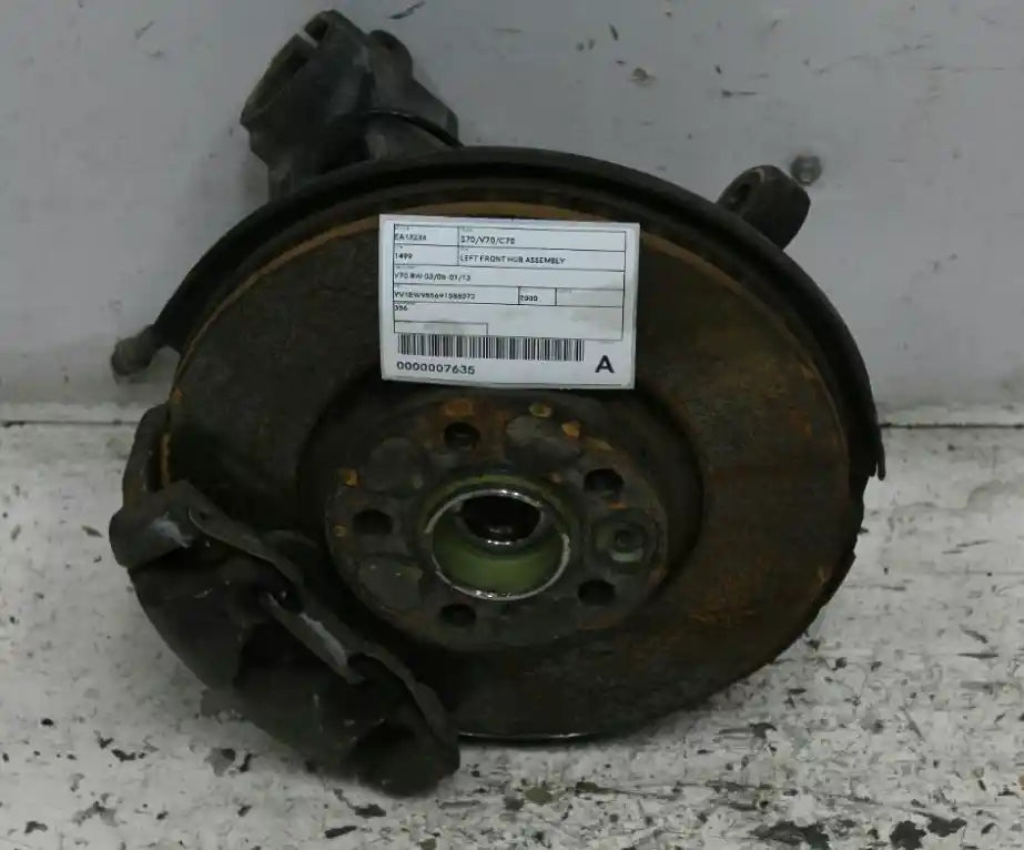 Volvo, S70/V70/C70 Left Front Hub Assembly V70 Bw 03/08 01/13